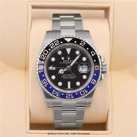 rolex batman on strap|rolex 116710blnr.